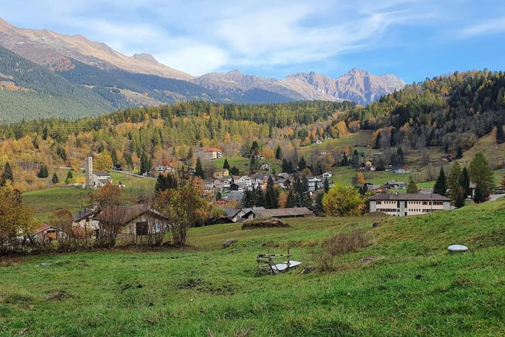 Casa Dorino - Luogo Idilliaco, Ideale Per Famiglie, Terrazza Ed Ampio Giardino, Vista Montagne, Sauna Privata Rodi Bagian luar foto