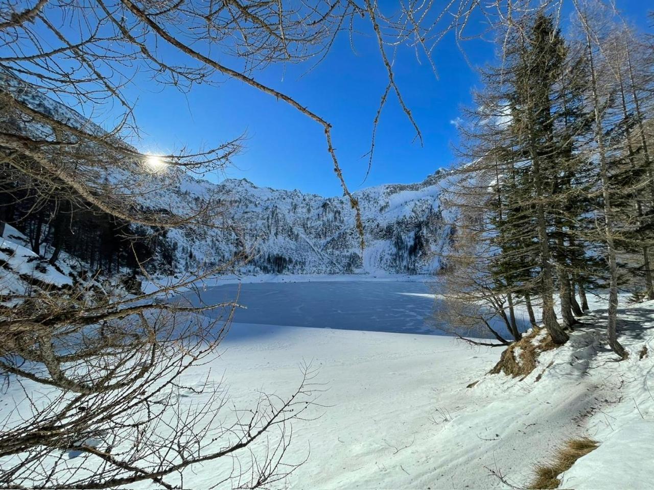 Casa Dorino - Luogo Idilliaco, Ideale Per Famiglie, Terrazza Ed Ampio Giardino, Vista Montagne, Sauna Privata Rodi Bagian luar foto