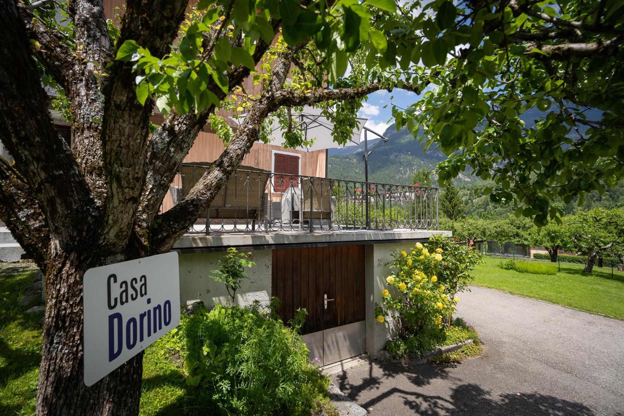 Casa Dorino - Luogo Idilliaco, Ideale Per Famiglie, Terrazza Ed Ampio Giardino, Vista Montagne, Sauna Privata Rodi Bagian luar foto